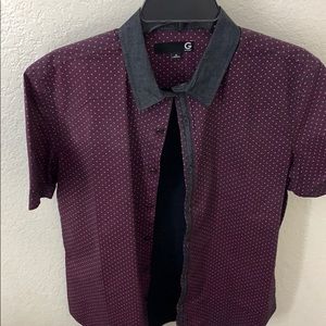 Guess button down shirt